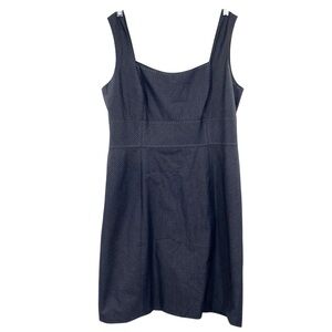 Antonio Melani Womens Gray Pin Stripe Sheath Dress